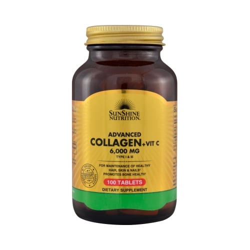 Sunshine Nutrition Advanced Collagen + Vitamin C 
